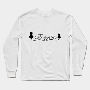 Cat Mom Long Sleeve T-Shirt